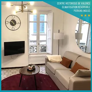  Appartement ღ Le Cypriano • T2 Au Centre De Valence Avec Parking France
